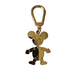 NWOT! Vintage Judith Leiber Teddy Bear Keychain